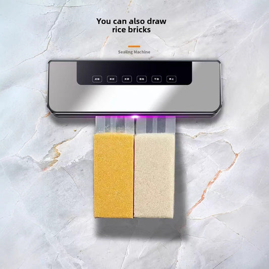 vacuum sealing machine household food preservation machine generation hair full small automatic wet and dry dual-purpose vacuum packaging machine
