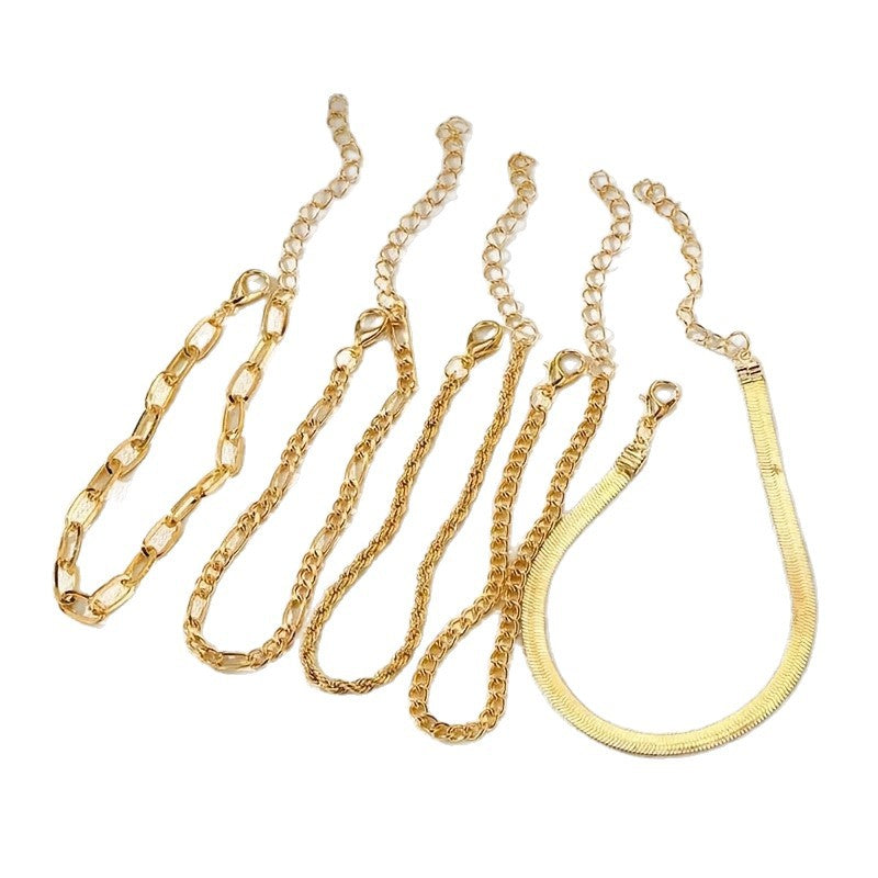 Multi-layer Chain 5 Bracelets