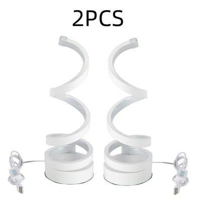 Adjustable Spiral USB Desk Lamp