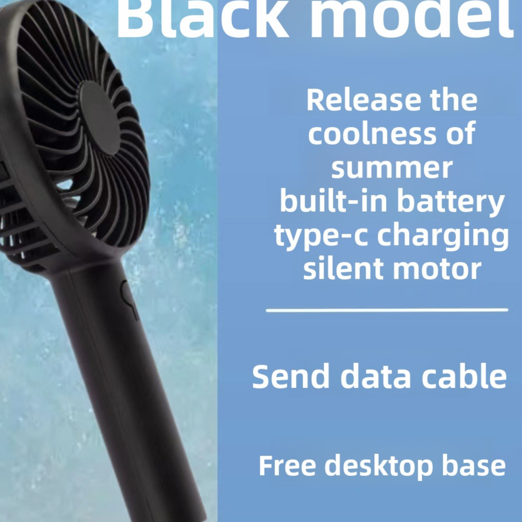 Portable USB-Charged Handheld Fan