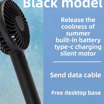 Portable USB-Charged Handheld Fan