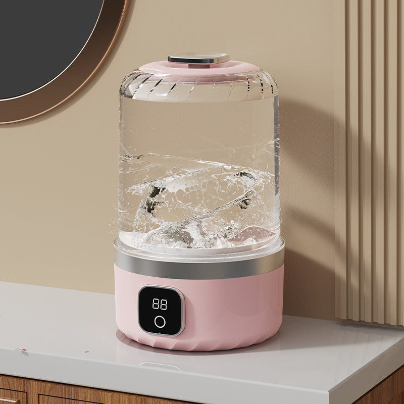Portable Mini Folding Washing Machine with Blue Light Sterilization