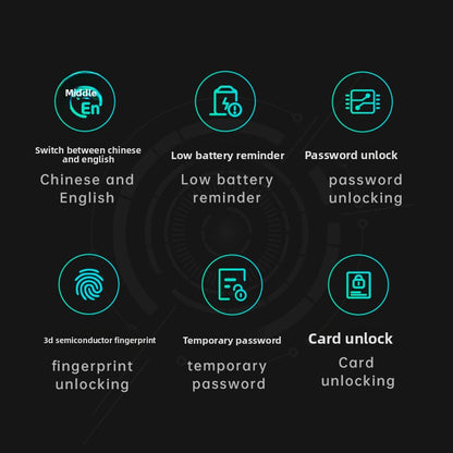 Smart Fingerprint Door Lock with Bluetooth Wi-Fi Access