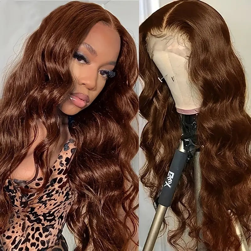 Long Curly Loose Deep Wave Transparent Lace Front Wig