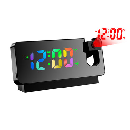 Adjustable Brightness LED Projection Alarm Clock