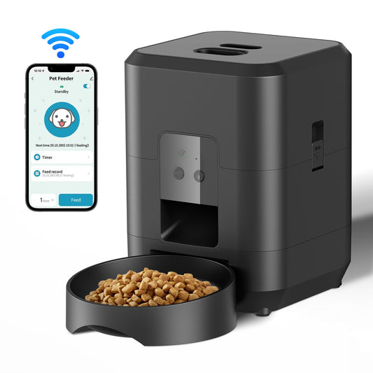 Automatic Pet Feeder with Camera and WiFi