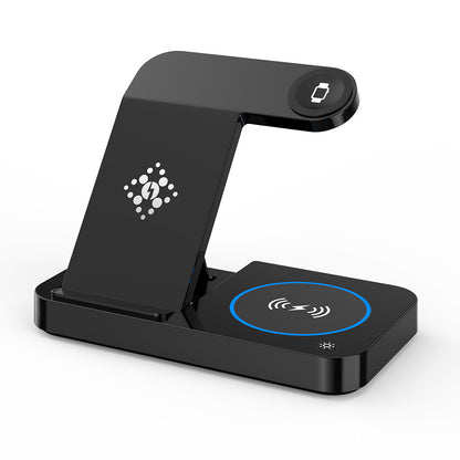 Foldable Triple Device Wireless Charging Station