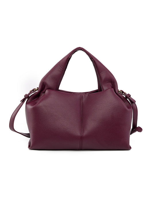 Soft Leather Cloud Shoulder Bag