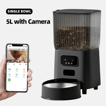 Automatic Pet Feeder with Camera WiFi Food Dispenser