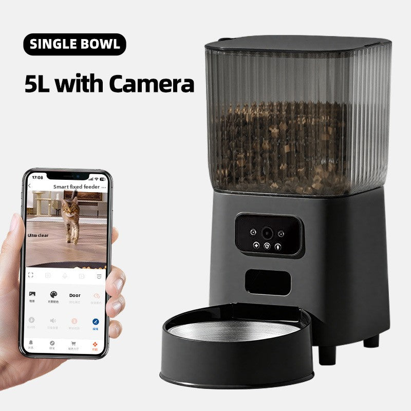 Automatic Pet Feeder with Camera WiFi Food Dispenser