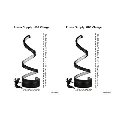 Adjustable Spiral USB Desk Lamp