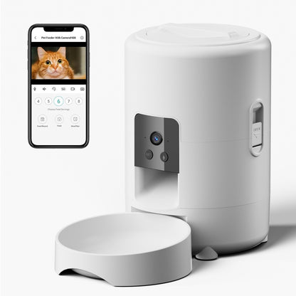 Automatic Pet Feeder with Camera and WiFi