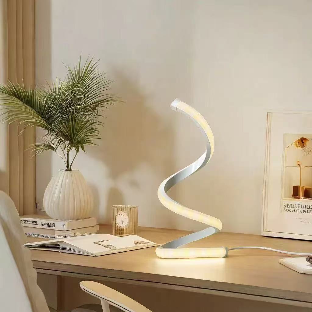 Adjustable Spiral USB Desk Lamp