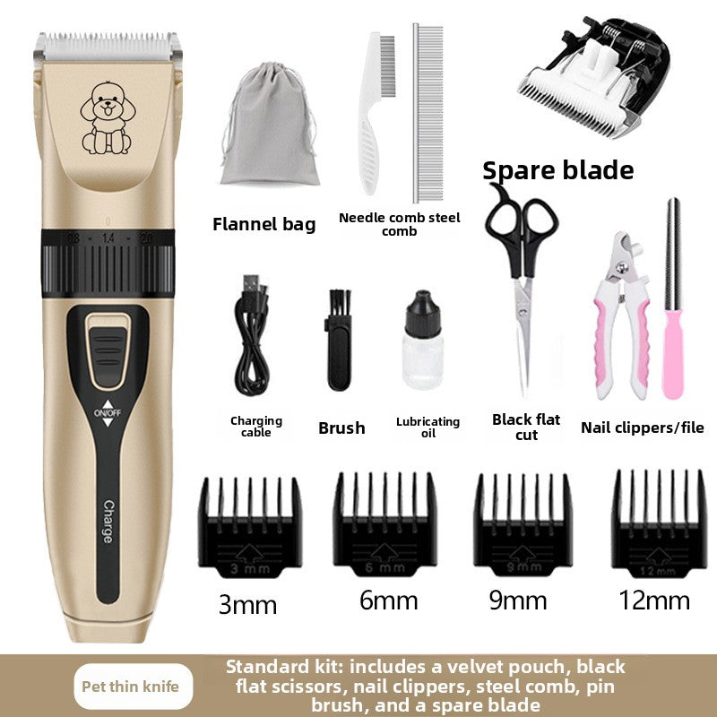 Professional Ceramic Blade Pet Grooming Clipper
