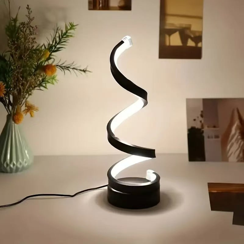 Adjustable Spiral USB Desk Lamp