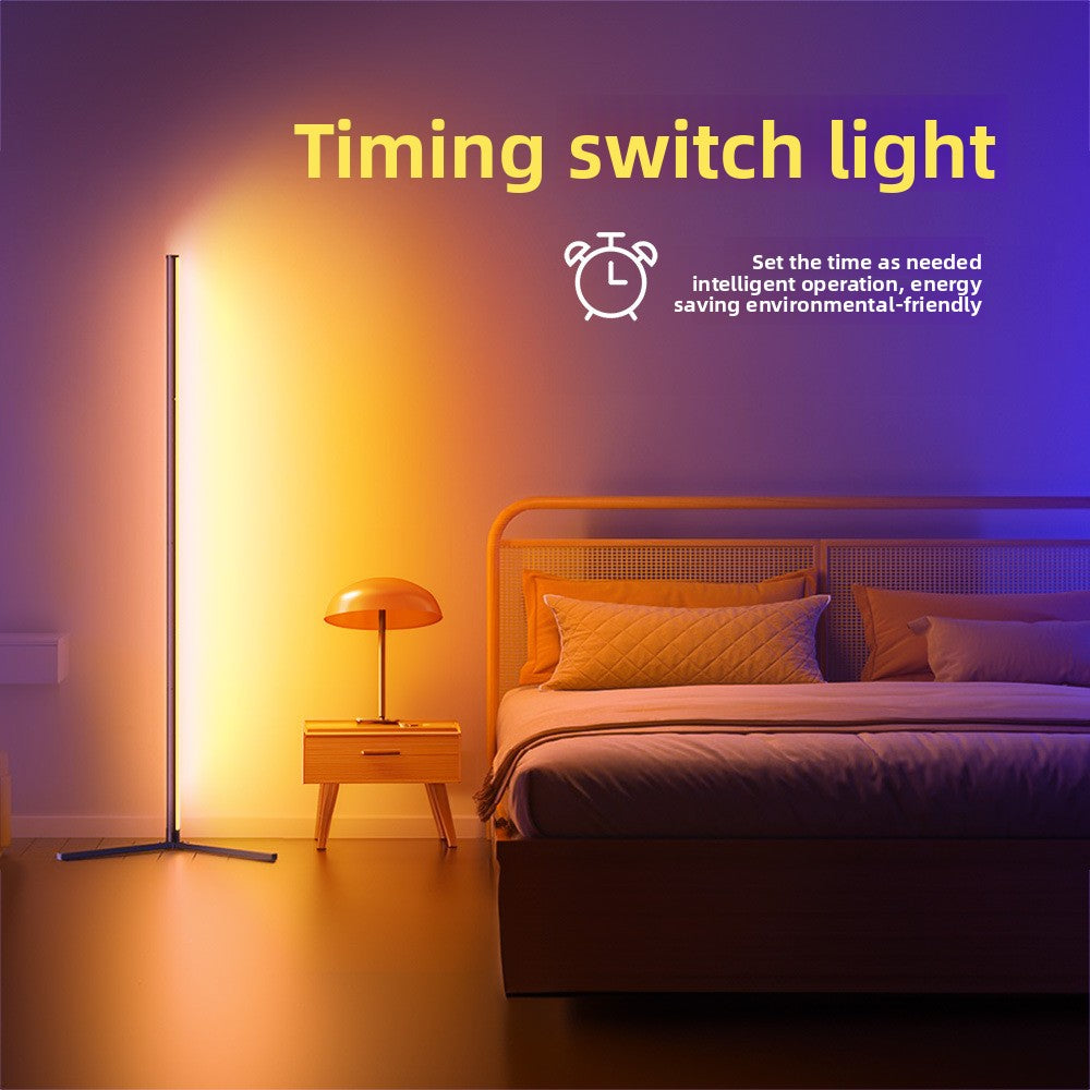 Modular RGBIC LED Floor Lamp with Smart Control