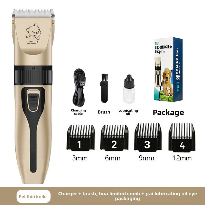Professional Ceramic Blade Pet Grooming Clipper