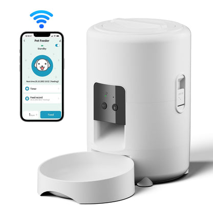 Automatic Pet Feeder with Camera and WiFi