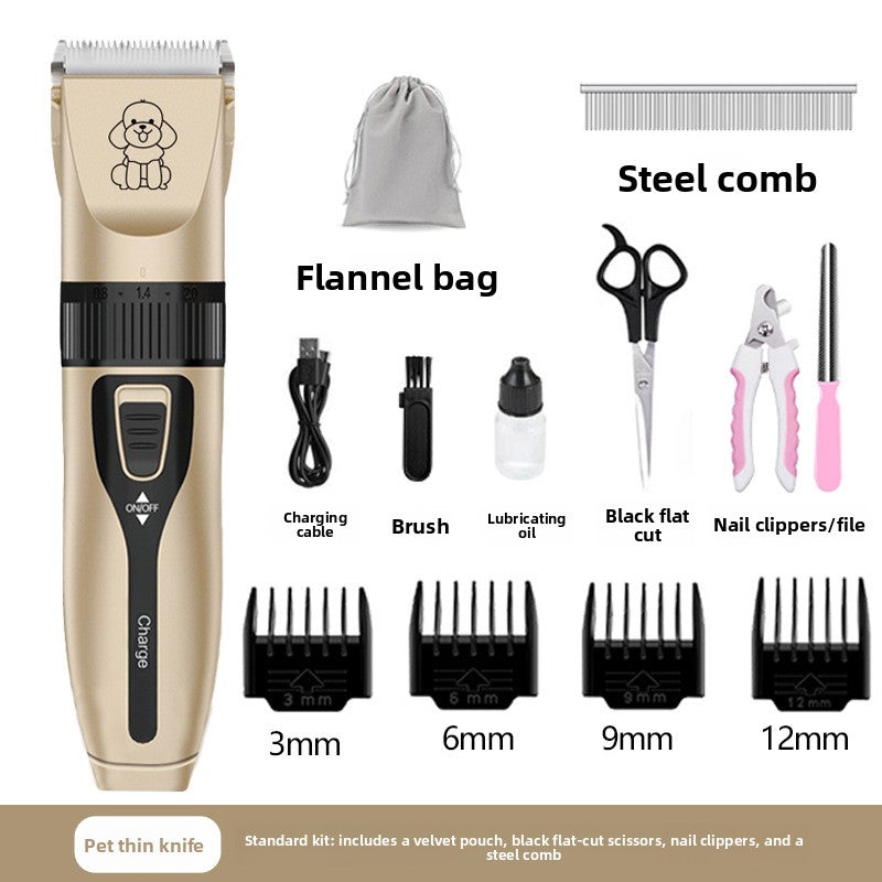 Professional Ceramic Blade Pet Grooming Clipper