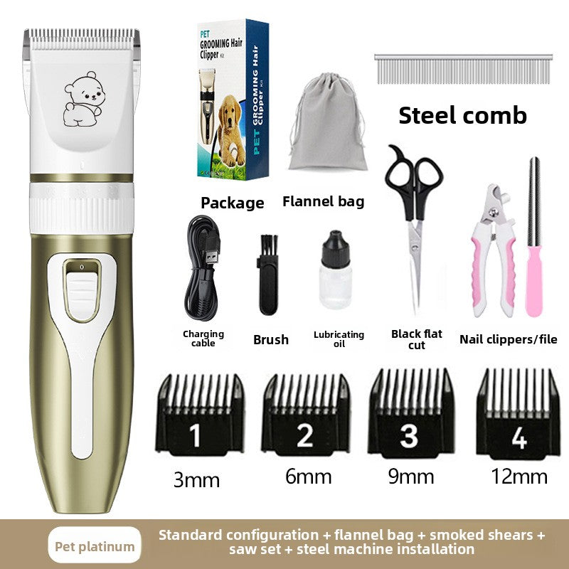 Professional Ceramic Blade Pet Grooming Clipper