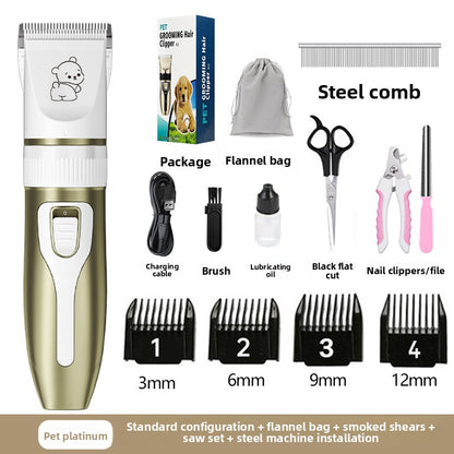 Professional Ceramic Blade Pet Grooming Clipper
