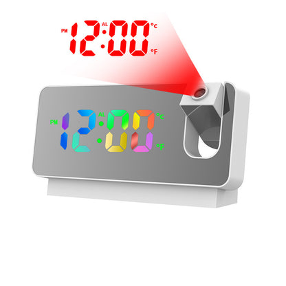 Adjustable Brightness LED Projection Alarm Clock